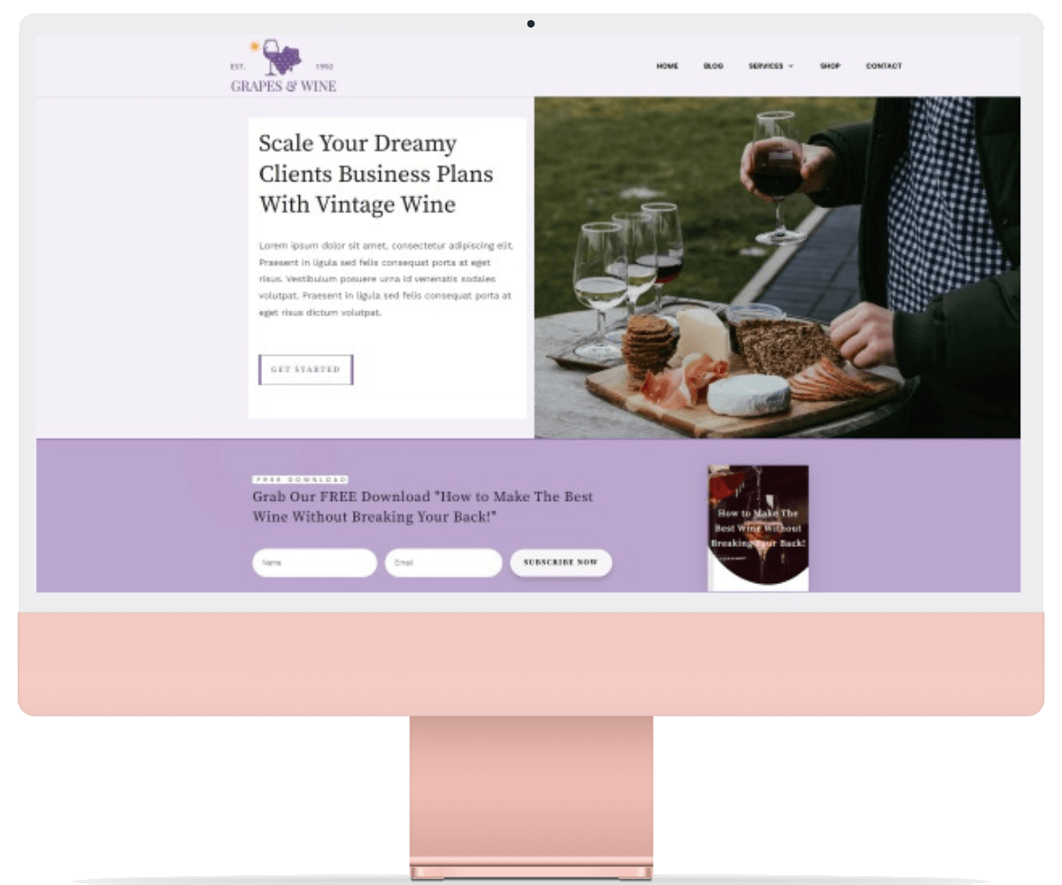 GlamsyDesigns's tweet photo. Ready to expand your winery business with this glamourous wellness homepage template? Highly polished with lush touch #alcohol #business #cafe #chef #consultancy #consulting #cooking #food #recipes #restaurant #wine #winetasting #winery

https://t.co/Z2Sk67XBiw https://t.co/Df5O9F0VHY
