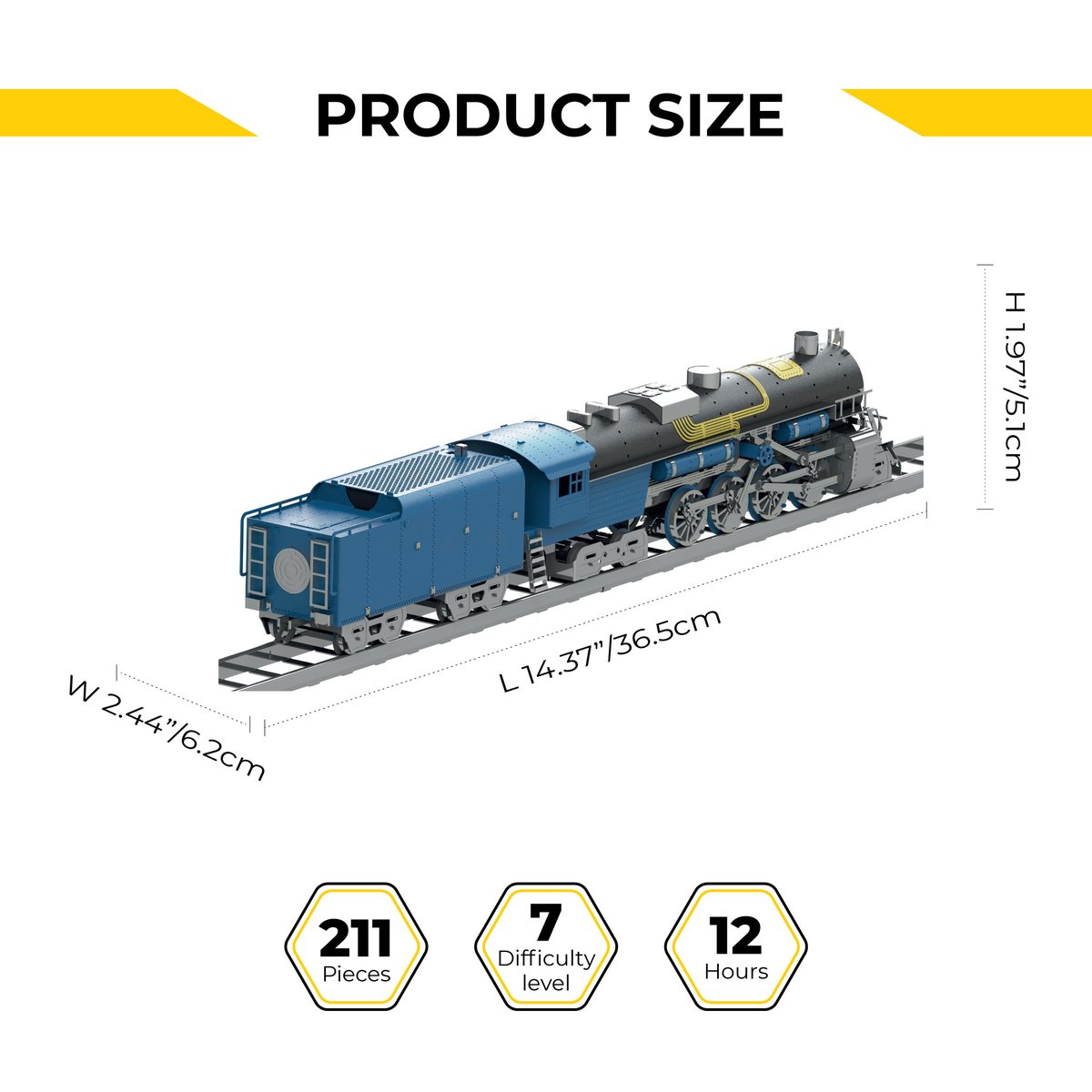 MetalTime's tweet photo. 🚂The train is waiting for you! POLAR STEEL is departing to the North Pole. 

🙌Build POLAR STEEL train with your own hands!

👇More info on the model here:
https://t.co/QqWuuH2pdJ

#polarsteel #trainmodel #trainmideling #3dtrain #traingift #christmastrain #trainpuzzle #locomotiv https://t.co/gegFj1Amw5