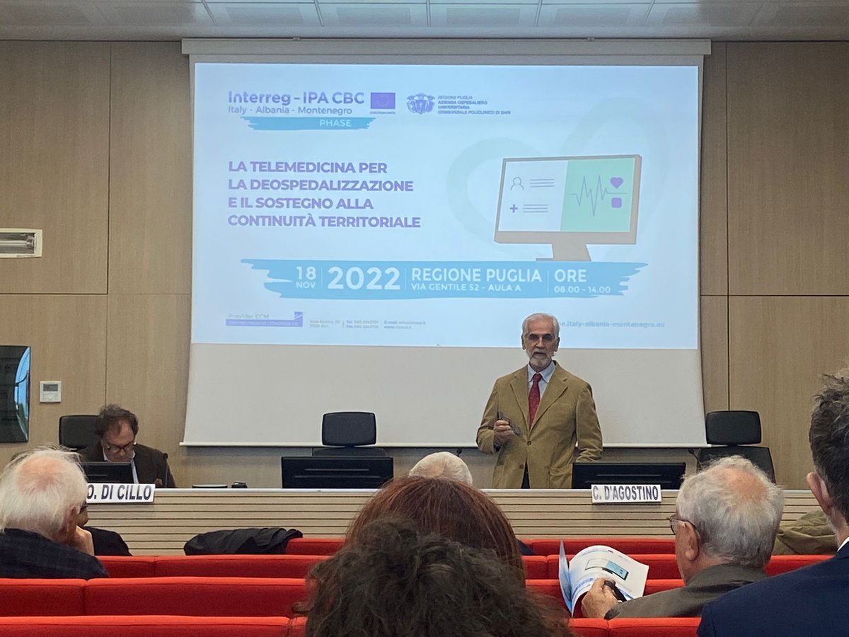 phasecbc's tweet photo. 🎊 Thank you for participating to the two accredited training events of the PHASE project!
➡ Telemedicine for de-hospitalisation, support for territorial continuity, digital ecosystems: these are some of the topics covered during the two initiatives. 
#ItalyAlbaniaMontenegro https://t.co/e5DZk53WT9