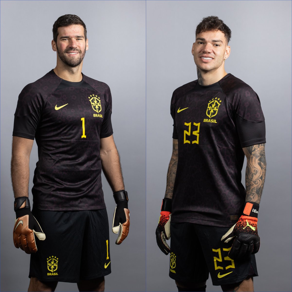 Footballtweet's tweet photo. If you are Brazil's manager, who are you picking as your No.1 goalkeeper? 🤔🇧🇷 https://t.co/cAdZhjoC8C