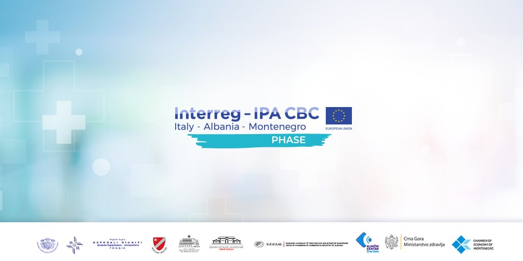 phasecbc's tweet photo. Learn more about PHASE project by visiting our official website 👉 https://t.co/alSj8QesLj.

#Phase #ItalyAlbaniaMontenegro  #ehealth  #Telehealth  #Interreg
#telemedicine https://t.co/vlnQPCLt0l