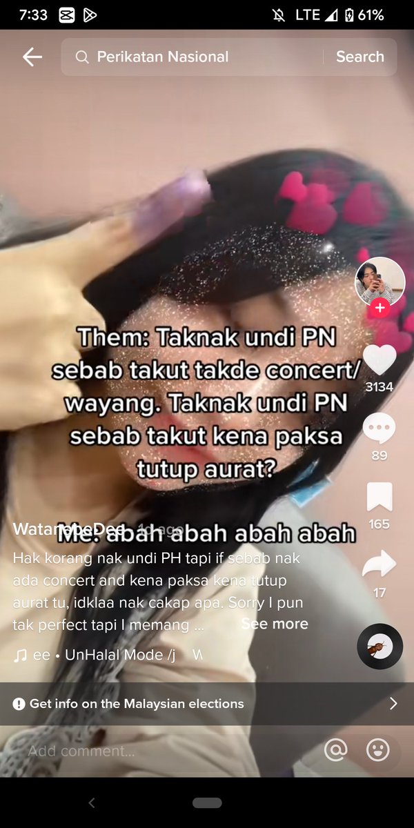 Jabatan_AntiPN's tweet photo. compilation of tiktokers yang spread hatred with caption "Yang Undi PH ni islam atas IC je ke" and so on :-

1/10 https://t.co/Qc3rOFJlgL