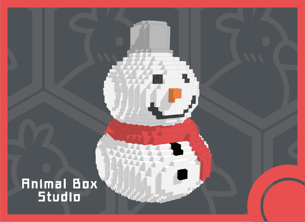 AnimalBoxStudio's tweet photo. ⭐ The Sandbox Summer 建模 - 雪人 &amp; 雪屋 ⭐
Modeling / Snowman &amp; Snowhouse
👌 歡迎分享 / Feel free to share this 😊
#AnimalBoxStudio #NFT #VoxEdit #SandBox #modeling #3D #Metaverse #winter https://t.co/9sY9dnUVf0