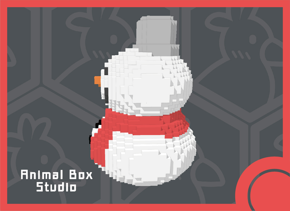 AnimalBoxStudio's tweet photo. ⭐ The Sandbox Summer 建模 - 雪人 &amp; 雪屋 ⭐
Modeling / Snowman &amp; Snowhouse
👌 歡迎分享 / Feel free to share this 😊
#AnimalBoxStudio #NFT #VoxEdit #SandBox #modeling #3D #Metaverse #winter https://t.co/9sY9dnUVf0