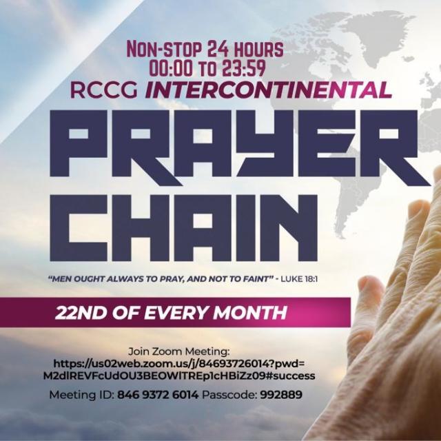 rccgukprayers's tweet photo. Dear intercessors, you can join us online at 23:59 tonight for our Intercontinental prayer chain!

https://t.co/oIf5sc2gRi https://t.co/1KfxqbEfHN