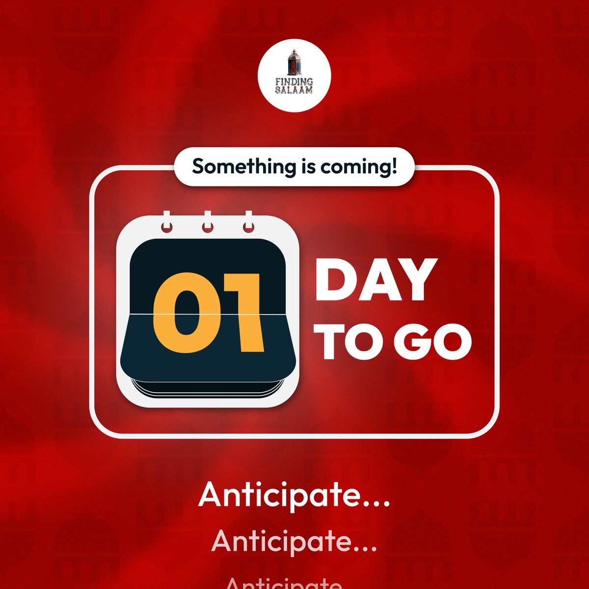 FindingSalaam's tweet photo. Something huge is coming! https://t.co/laPWpyZLVs