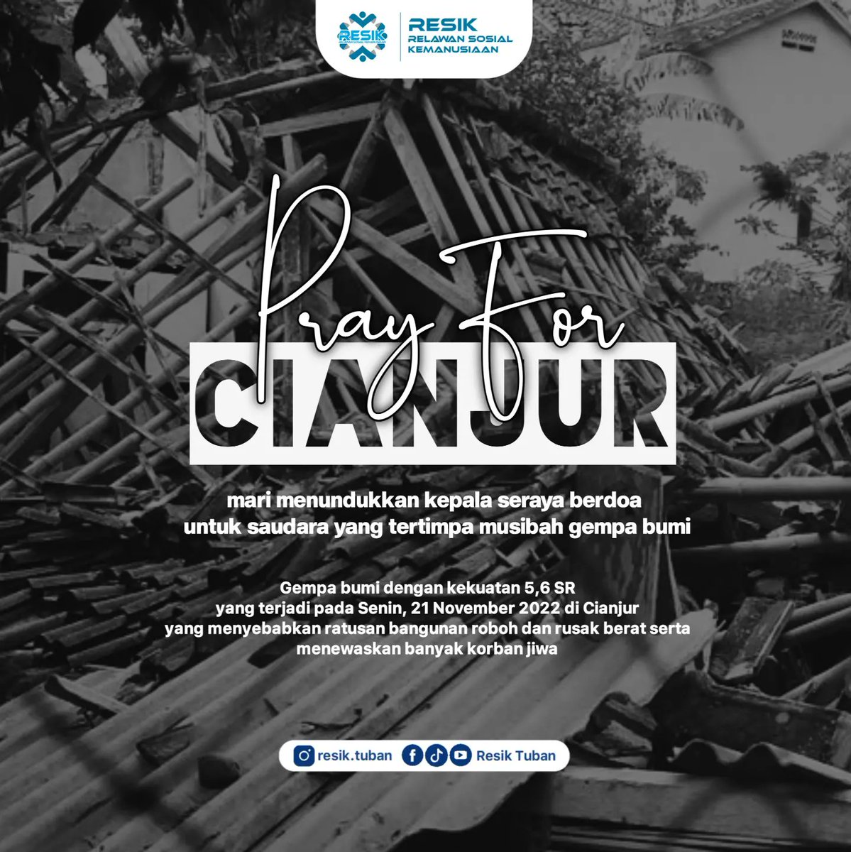Istfd_'s tweet photo. Innalillahi ..
Pray for Cianjur 🙏🏼 https://t.co/TwGMzOXpwe