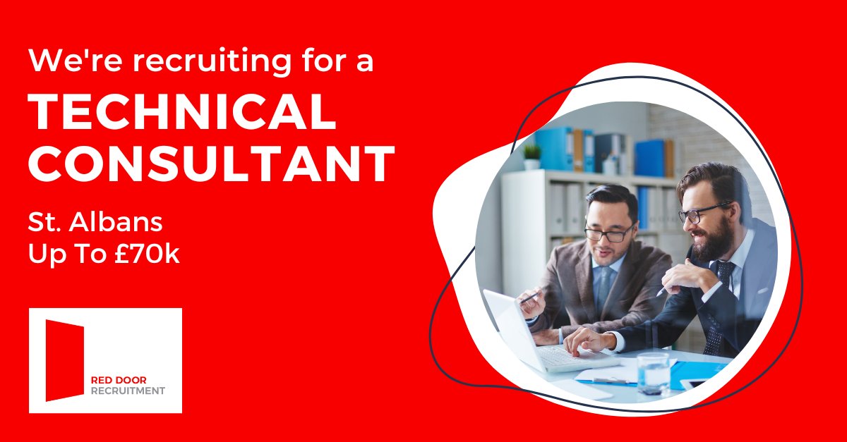 RedDoorRecr's tweet photo. Technical Consultant – Financial Services | St. Albans | Up To £70k | Hybrid

Interested?

https://t.co/2DYepnYIXA

Call us 01727 899490 ☎️

Email your CV info@reddoorrecruitment.co.uk

#TechnicalConsultant #FinancialServices #WorkFromHome #Hybrid #RedDoorJobs #RedDoorRecruitment https://t.co/7erVcFXH6v