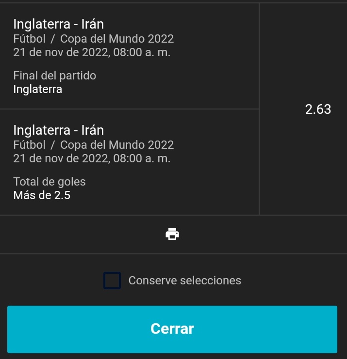 PicksLuxury's tweet photo. #FREEPICKS 

🏆 @FIFAWorldCup 🏆

  INGLATERRA 
         VS
       IRÁN 

PICKS: INGLATERRA ML Y MÁS DE 2.5 GOLES

MOMIO:  2.63

 #Qatar2022 #FIFAWorldCup #Inglater #Iran  #BETS #futbol #QatarWorldCup2022 #Apuestasdeportivas #Apuestas #Parlay #CDMX #Medellin #Bogota #Venezuela https://t.co/cpnVySwwam
