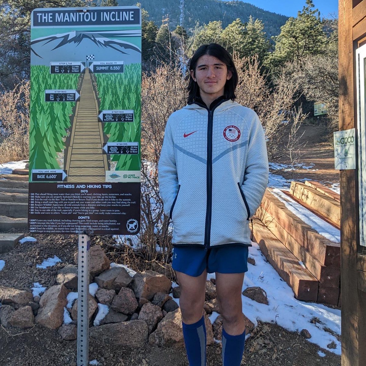 Ran the incline while in Colorado Springs. Can’t wait to do it again.