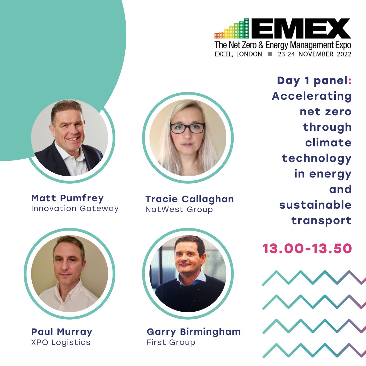 InnovatnGateway's tweet photo. Thrilled to be speaking at @EMEXLONDON this Wed 23-Nov 2022, where we will bring together a fantastic panel from our Innovation Partners and #HGVzero members to discuss climate innovation!

Don't miss our lively Q&amp;A discussion! Get your free tickets here: https://t.co/TkovR4SG0T https://t.co/RZ7J7TVrXB