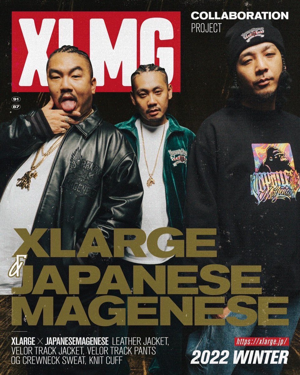 ジャパニーズマゲニーズ&XLARGE 近日発売🔥 @XLARGEJP
