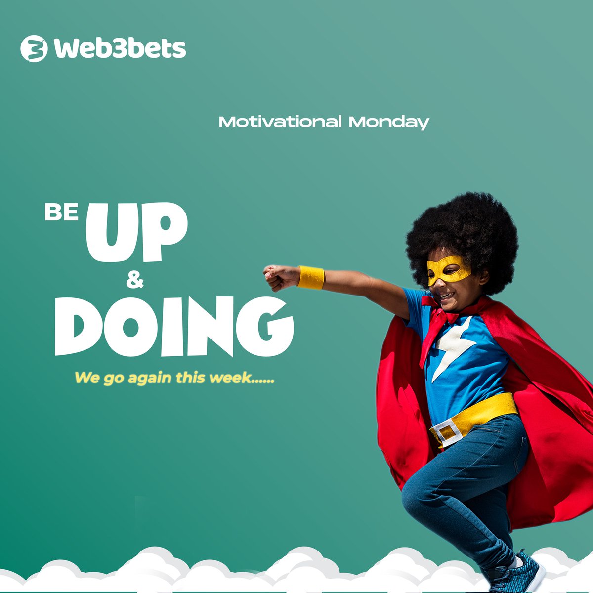 Web3Bets's tweet photo. Hello Betizens!

We go again this week, with fresh zest and renewed passion.
It's a 'must win' for us here at Web3Bets Ecosystem.
We encourage you to get up and get things done!

Be UP, Be DOING!
Leggo🚀🚀🚀

#web3bets #web3 #MotivationalMonday #cryptocurrecy #BNBChain https://t.co/3uvNTvGSOJ