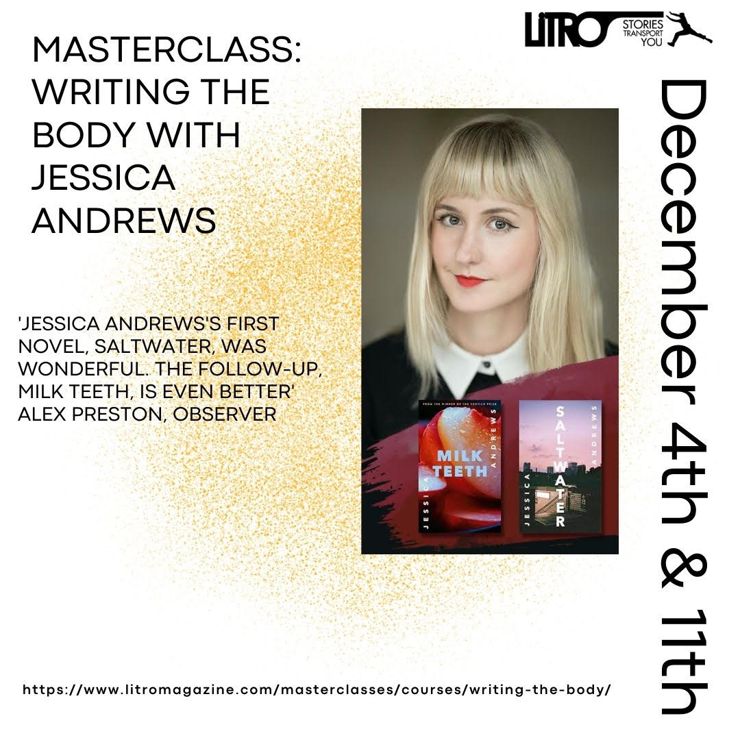 Teaching a masterclass with <a href="/victoriawrites2/">Victoria Chynoweth</a> &amp; <a href="/LitroMagazine/">Litro Magazine</a>  on Writing the Body next month ❣️ 

Sign up here: litromagazine.com/masterclasses/…