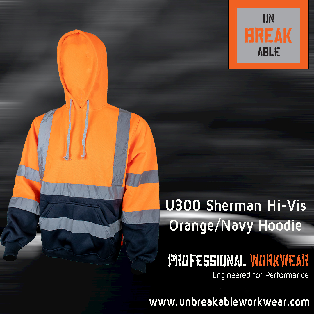 #Unbreakable #Sherman #U300 is a high quality fleece hoodie with 50mm hi-visibility reflectives. Made from 100% Polyester it's soft touch, high comfort and Class 1 conformity (EN ISO 20471:2013 Class 1)

To buy search 'Unbreakable Sherman'
#ppe #highvisibility #workwear  #safety