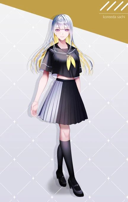 Vtuber是枝 幸さん のデザイン、立ち絵担当させて頂きました!よろしくお願いいたします! 