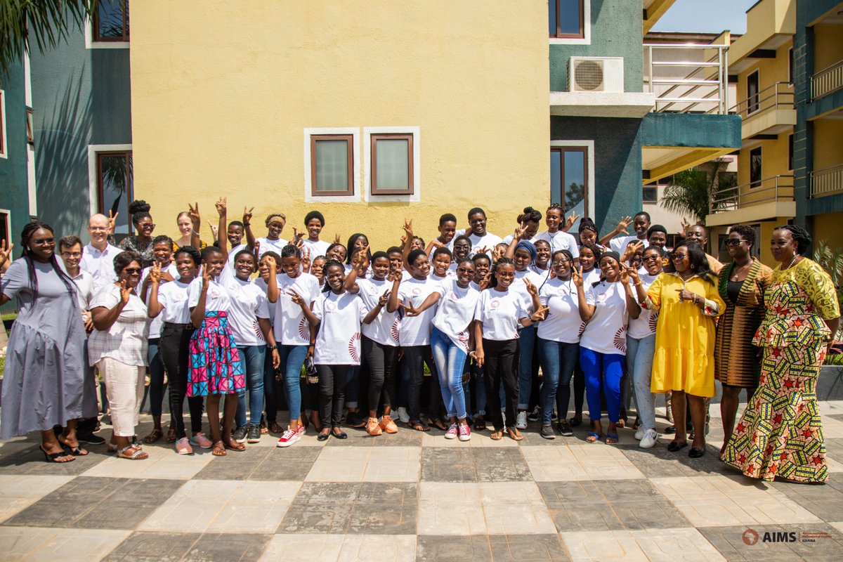 AIMSGhana's tweet photo. #DidYouKnow that a closing #ceremony was held for our #GMSP beneficiaries!
#Congratulations cohort 2! Our Centre is proud of your achievements & we look forward to seeing each of you take up sterling roles in the #world of #STEM going forward!
#GirlsInMath #GirlsINSTEM #Africa https://t.co/ptulyhYrCR