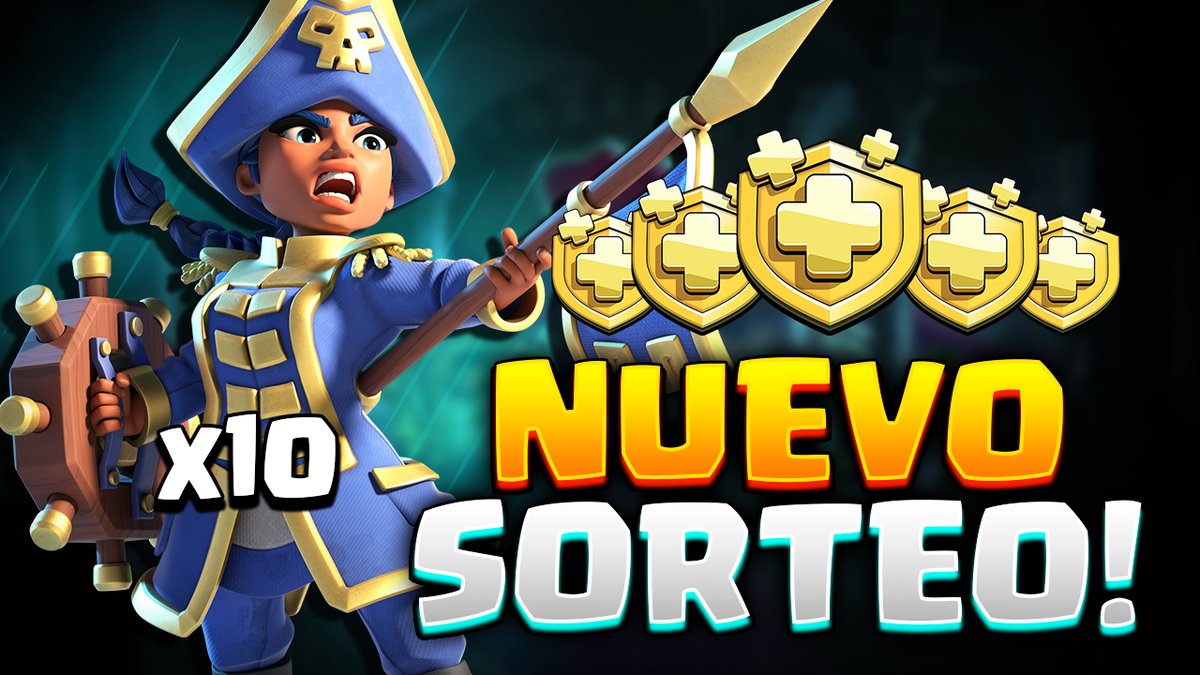 🎁 NUEVO SORTEO de 10 PASES DE ORO🎁

🍀Consigue la nueva skin del pase de oro, o guardalo para el último mes del año🍀

REQUISITOS (muy fácil):
✅ Dar RT
✅ Seguir a:
<a href="/ZolokOficial/">Código: ZOLOKO</a> 
<a href="/SrtaMaverick/">Srta Maverick 💁🏼‍♀️</a> 

El premio se dará por paypal. Mucha suerte a todo el mundo! 🥳