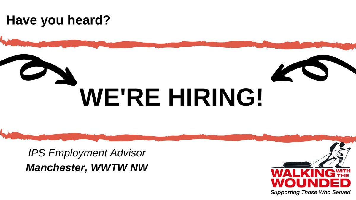 Are you an #employment advisor with an understanding of working with more complex clients?

WE WANT TO HEAR FROM YOU! ⤵️

walkingwiththewounded.org.uk/home/careers/V…