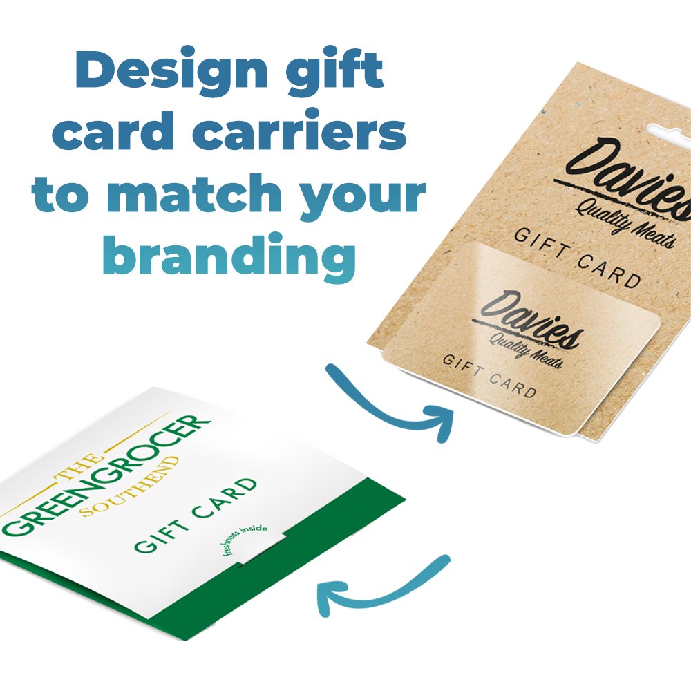 When displaying your gift cards, investing in some attractive gift card carriers can have a great impact on your sales.

Find out more about how to sell gift cards: bit.ly/3yB0IuG 

#giftcards
