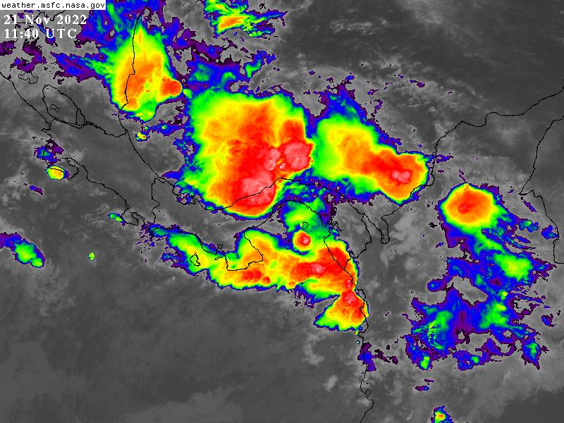 quinnannette's tweet photo. Zona de convergencia sobre está activa de fuerte a moderada generando nublados y aguaceros hacia Colon, Nuevo Chagres, Miguel De La Borda, Comarca Ngobe y el resto del Caribe donde se espera lluvias de consideracion
Pacifico, Azuero y Golfo de Panama con aguaceros y nubldos https://t.co/n8Hrlfi3UN