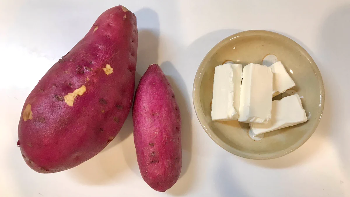 美味しくないわけがない！さつまいもとクリームチーズで作る絶品『いももち』