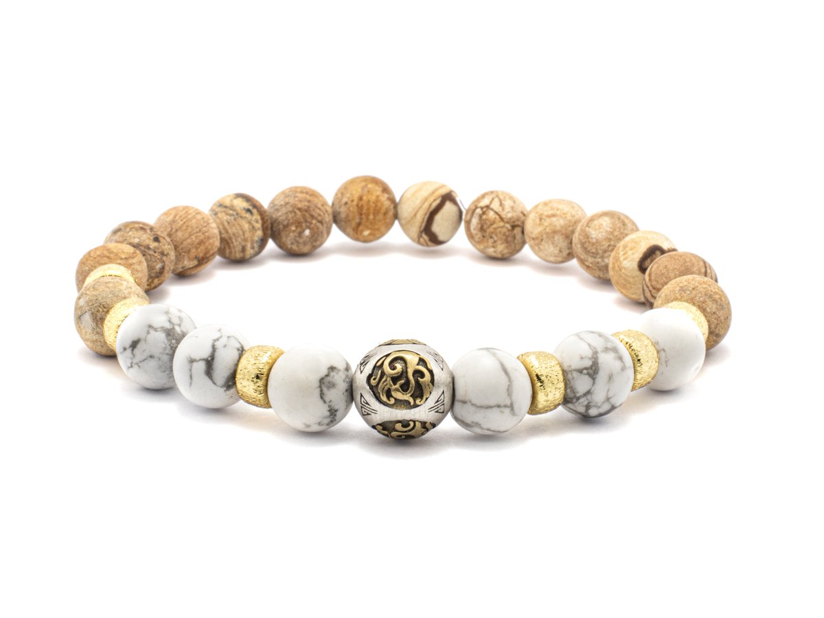 VarovskyCom's tweet photo. Excited to share the latest addition to my #etsy shop: 925 Silver The Chinese Four Mythic Beasts Bead Lucky Animal Beaded Bracelet | AAA Howlite, Matte Light Brown Jasper | Genuine Natural Beads https://t.co/XhPe5q7Kzn #white #round #animals #brown #yes #no #unisexadul https://t.co/mmLhthrG49