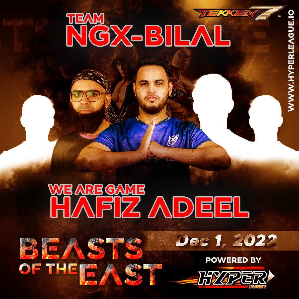 hyperrverse's tweet image. 📣Here is a little surprise for you❗️

Join us on 1st December, 2022 for a special #Esportstournament Beast of the Event, featuring @HafizAdeel294   @TKBILAL_

Keep an eye out for more ❗️  🔥

#esports #hyperleague #Taken 

@HafizAdeel294 @heera_malik1 @awaishoney94
@AtifButt540