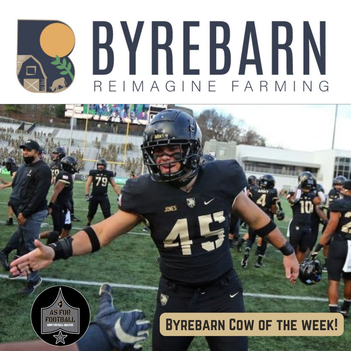 RobRobi00389452's tweet photo. @BarnByre #COWOFTHEWEEK is @spencerjones55, Great performance in a key win against @UConn. He had 5 tackles this weekend. 1-0 this week #BEATUMass
@asforfootball @DannoECabeza @BrigadeReview @TrashVeteran https://t.co/tvYAejWfby