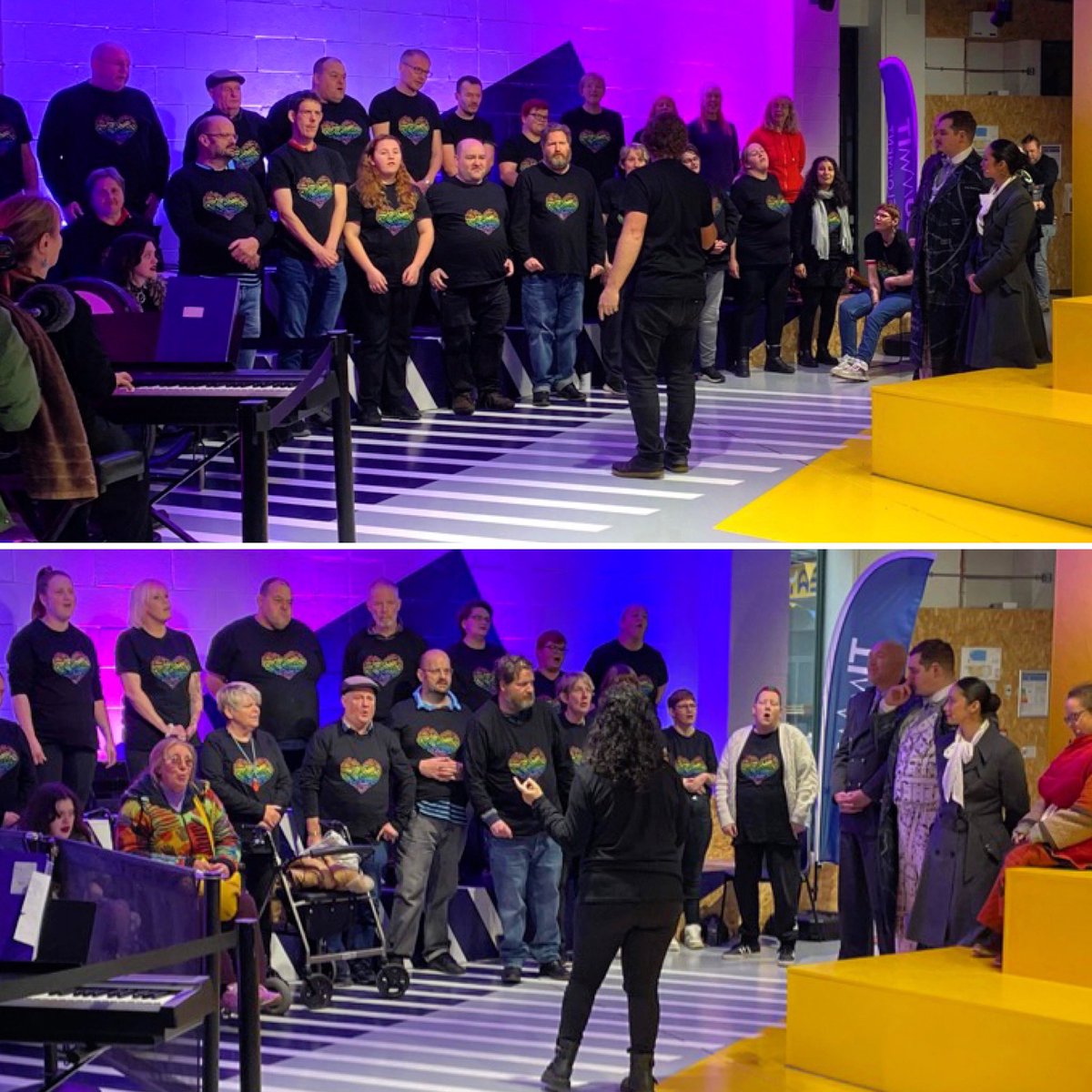 jsillsmusic's tweet photo. So proud of @WxmOneLoveChoir’s involvement in the @NTWtweets production ‘A Proper Ordinary Miracle’ last week. The whole show was a huge success with the choir singing to sold-out audiences across ten different performances. Thanks to all involved! #wrexham https://t.co/wDd8lMXW89