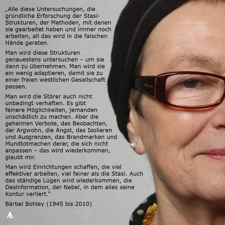 Im besten, freiesten und lebenswertesten aller je dagewesenen Deutschlands wirbt die Staatsicherheit inzwischen sogar ganz offen neue IM an.