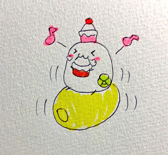 まんじゅうちゃんはセルクルジムを合格したご褒美をむーしゃむーしゃ!しているようです。#まんじゅうパルデア珍道中 