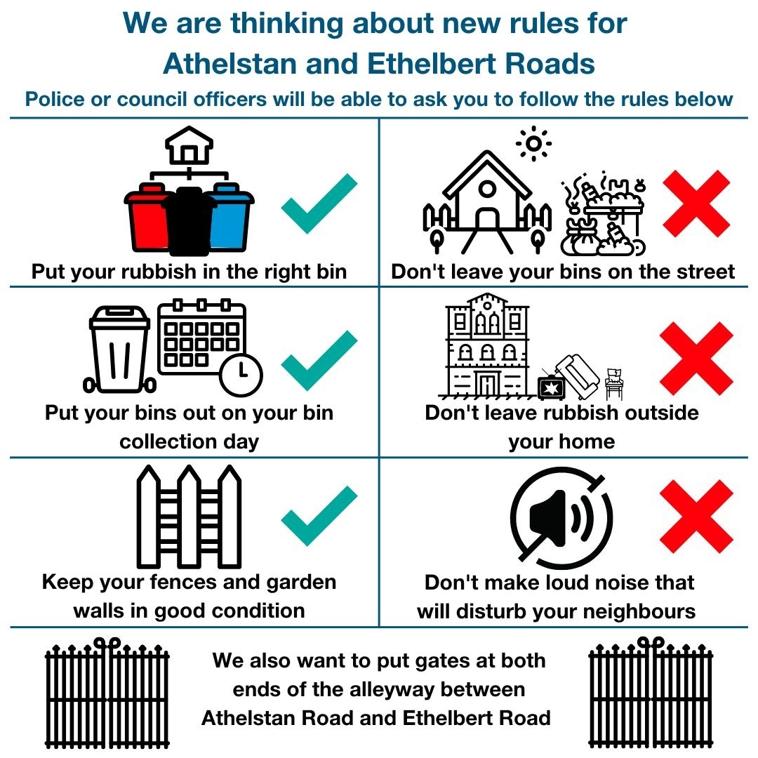 ThanetCouncil's tweet image. Reducing the amount of litter and other anti-social behaviour within in our community is a key priority for our residents, &amp;amp; we&apos;re planning to introduce a Public Space Protection Order (PSPO) on Athelstan &amp;amp; Ethelbert Roads, Margate. Read more about this at orlo.uk/DWnlS