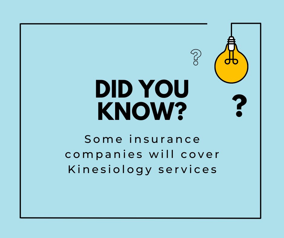 DylanCTraining's tweet photo. ❓Did you know ❓

Kinesiology services may be covered by insurance, depending on your provider and the plan that you have. The Kinesiologist profession is increasingly recognized by several agencies. https://t.co/HLiyvUu3k0