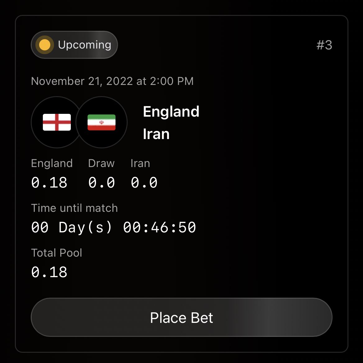 WorldBetInu's tweet photo. First match of today! 
England 🏴󠁧󠁢󠁥󠁮󠁧󠁿 vs Iran 🇮🇷 
Make sure you’re on time to place a bet on our betting platform! 

https://t.co/1mgoYFRZrY

And ofcourse congratulations for the people who had a bet on Ecuador 🇪🇨 
#WorldBetInu $WBI #betting #WC2022 #WorldCup2022 #WorldCup https://t.co/AuXegjAFFU