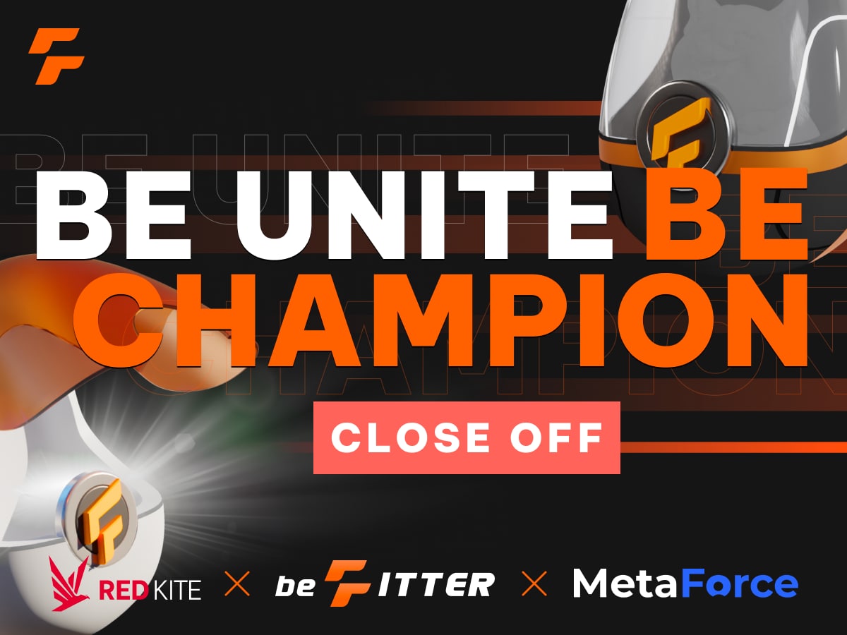 Metaforce_Org's tweet image. 🎉 be UNITED be CHAMPION - Officially Ended 🎉

The @beFITTER_io event has ended. We're more than merry to contain all your participation and would like to express our gratitude to you.

🌈We will carefully check the Leaderboard and announce the results within the next 3 days.