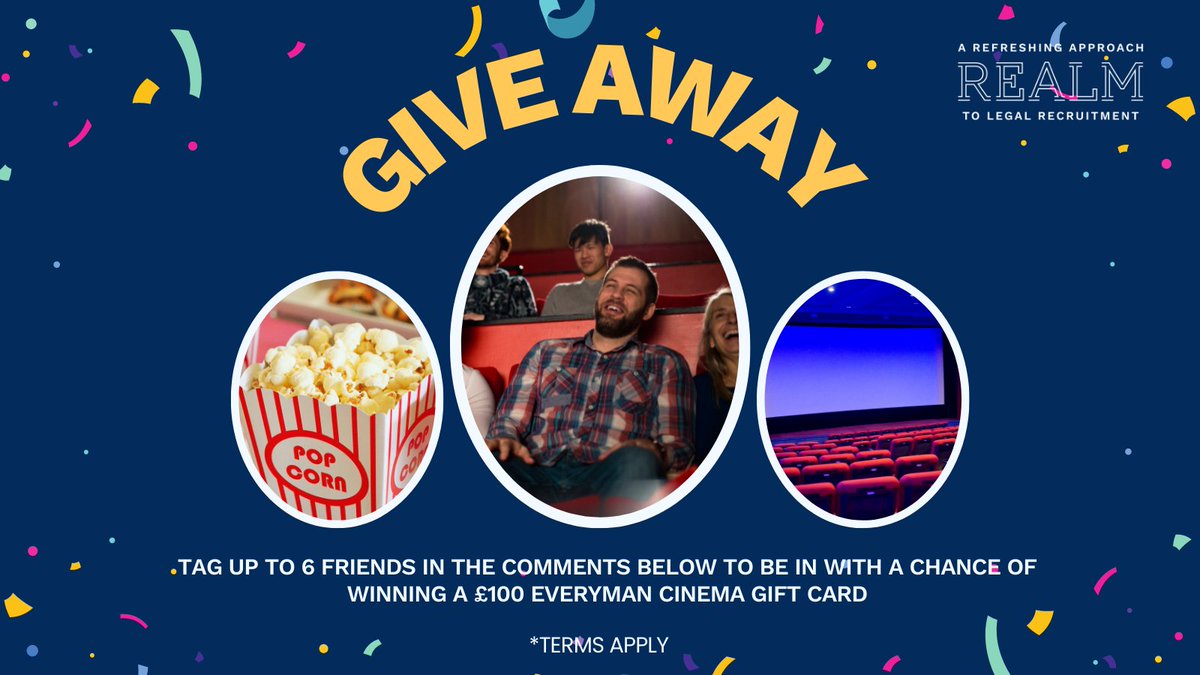 COMPETITION TIME 🎥

To celebrate our 7th birthday, we’re giving YOU and up to SIX colleagues the chance of winning a trip to an Everyman cinema of your choice.  

To enter, follow the link below!
*The competition is running on LinkedIn only.

bit.ly/3XhQc6l