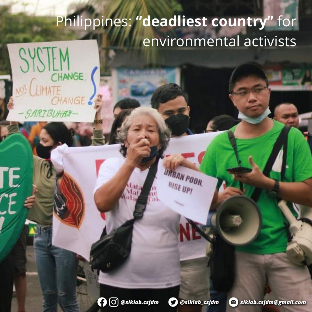 siklab_csjdm's tweet photo. Habang patuloy na tumataas ang temperatura ay tumataas din ang mga bilang ng mga nasasawing mga environmental defenders, sino na ang patuloy na magtataguyod sa pagtawag ng mga inhustisya at pagpapakita ng lingap sa pagapapatuloy na pagbababoy sa kalikaan?

#SIKLAB

📸  KALIKASAN https://t.co/nM3QI53uPt