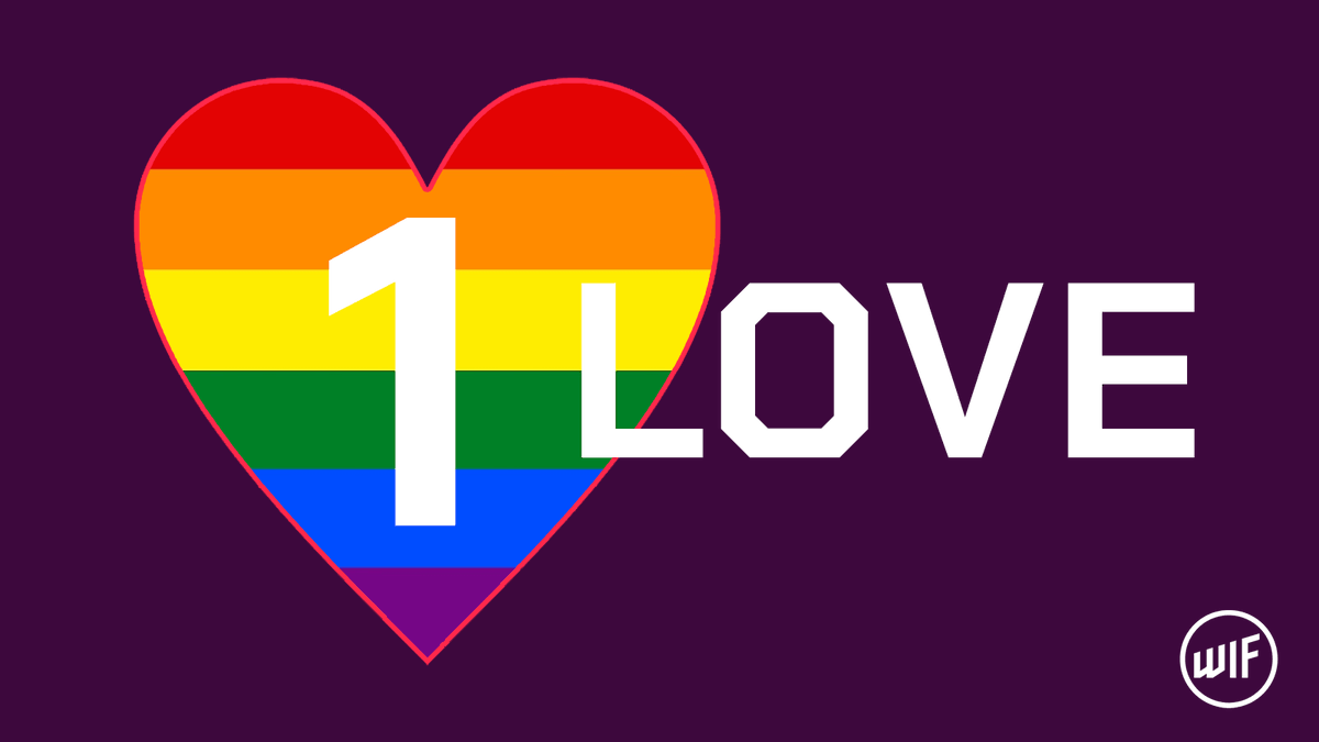 WomeninFootball's tweet photo. Nobody's going to stop us expressing solidarity with LGBT+ people today 🌈 

Feel free to RT if you're with us! All the best to our home nations of @England and @Cymru today at #Qatar2022 https://t.co/vZCKZgDj15