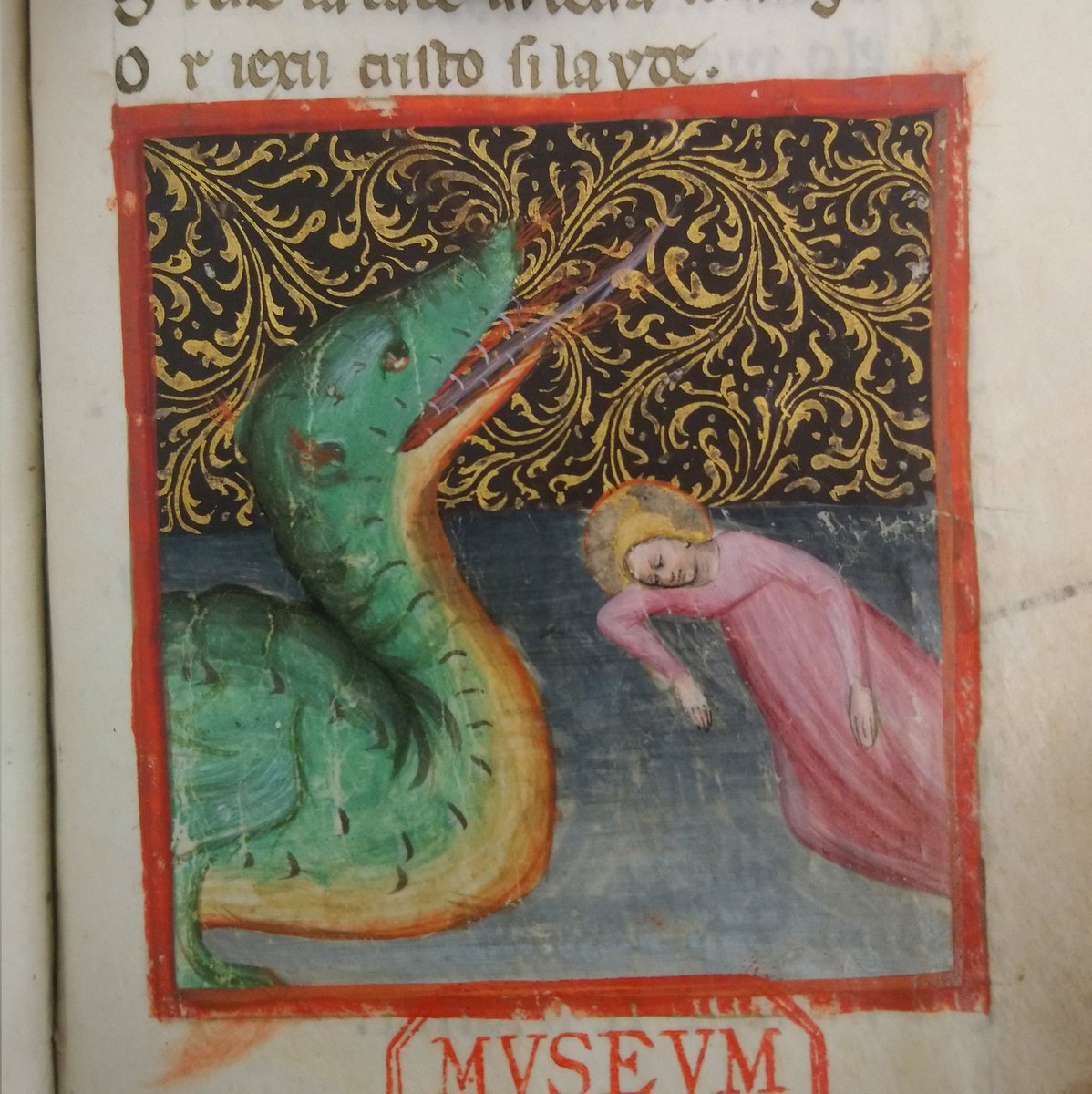 RFMacLellan's tweet photo. St Margaret of Antioch. A story in 3 acts. Harley MS 5780. #medievaltwitter https://t.co/moWhBYn0fM