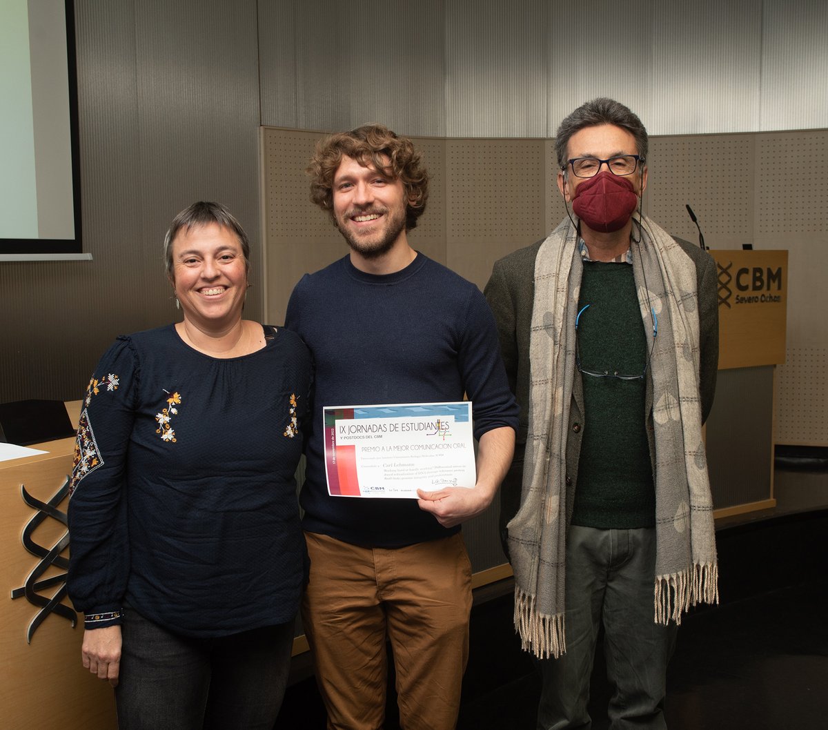 CBM_CSIC_UAM's tweet photo. El pasado 17 de Noviembre, se celebraron las IX Jornadas de estudiantes y Postdoc en el CBM.
Muchas gracias a todos los asistentes y participantes!!
Fué todo un exito!!🎉🎉 https://t.co/wEDSMddRW3
