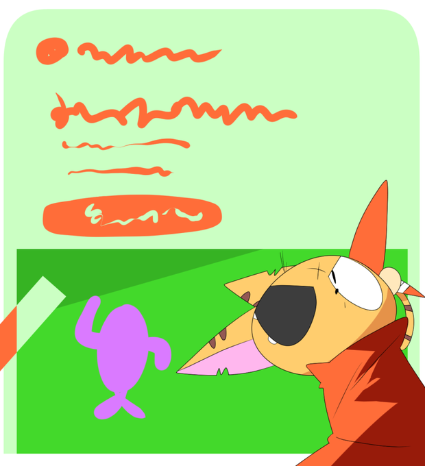 マタタビに見える広告 