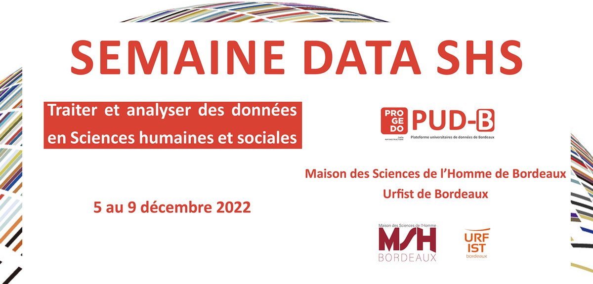 mshbordeaux's tweet photo. Semaine #DataSHS du 5 au 9/12 #scienceouverte et #rpgd, traiter et exploiter les données à la MSH Bordeaux et @UrfistBordeaux
👉 https://t.co/WS303oZ5Qs https://t.co/I4XvcNn0Q4