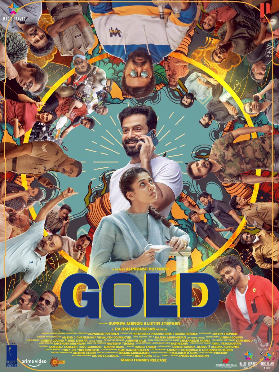 Stay Tuned ♥️
GOLD is coming very soon 👏🏻
Will announce the World wide Release date on 23 Nov Wednesday 1.12 PM 🥳

#MagicFramesRelease 
#GoldMovie 
#PrithvirajSukumaran
#Nayanthara
#AlphonsePuthren
#ListinStephen
#SupriyaMenon
#RajeshMurugesan
#ShabareeshVarma
#MagicFrames