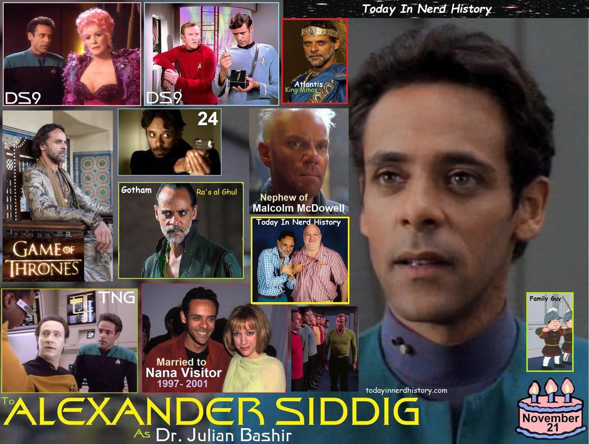 Happy bday to the multi-talented actor Alexander Siddig!        