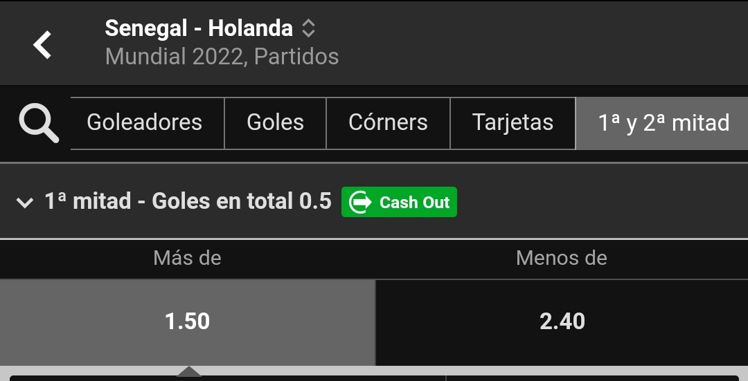 ElTioTipster's tweet photo. Senegal vs Holanda
+1.5 goles en 1er tiempo
#Stake4
.
.
.
#FIFAWorldCup
#Qatar2022
#Apuestas
#ApuestasDeportivas
#Bet
#SafeBet
#bettingtips
#bettingtipster https://t.co/i0yixzOrzj