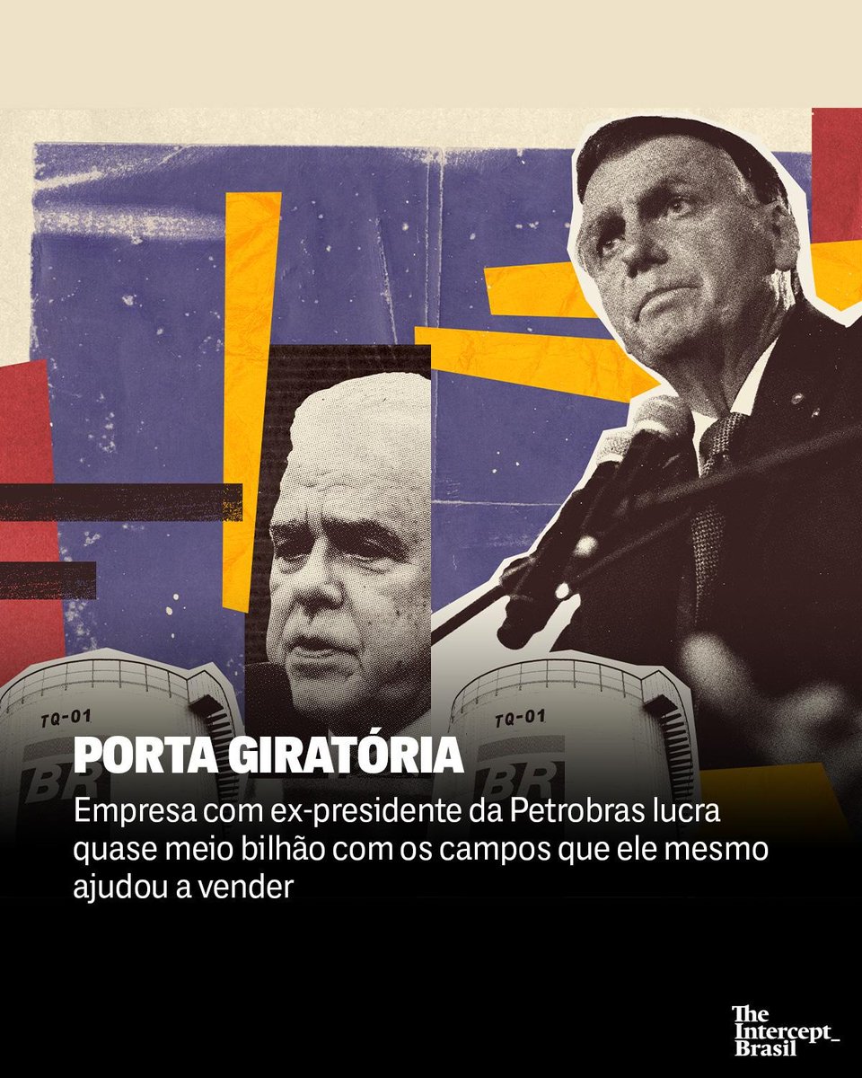 A empresa 3R, formada por ex-diretores da Petrobras, incluindo o ex-presidente da estatal, Roberto Castello Branco, teve lucro de quase meio bilhão com a compra de campos vendidos pela própria petroleira. Reportagem de <a href="/lucasfferraz/">Lucas Ferraz</a>.   theintercept.com/2022/11/21/pet…