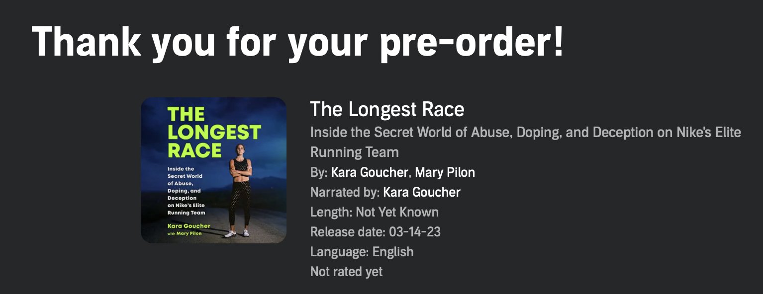 The Longest Race: Inside the Secret World of Abuse, Doping, and