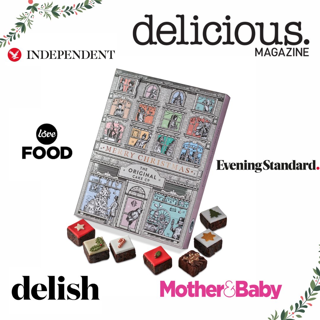 A snapshot of where our VERY popular cake advent calendar has been featured recently 🎄🎉