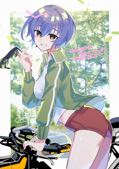 #Skeb ありがとうございました!ショートヘアーがとっても可愛いです! 